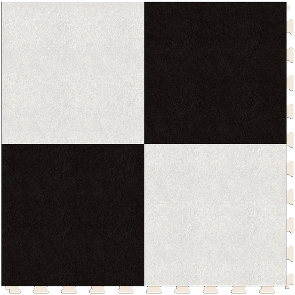 Black & White Luxury Vinyl Tile