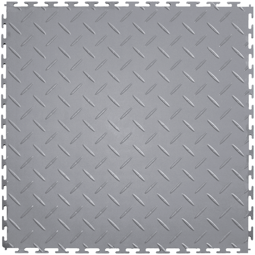 Light Gray Diamond Plate Tile