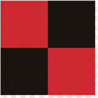 Black & Red Luxury Vinyl Tile