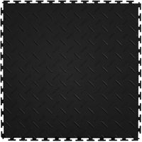 Black Diamond Plate Vinyl Tile