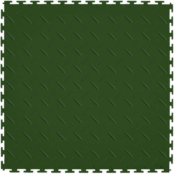 Green Diamond Plate Tile