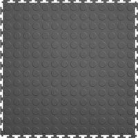 Dark Gray Coin Vinyl Tiles