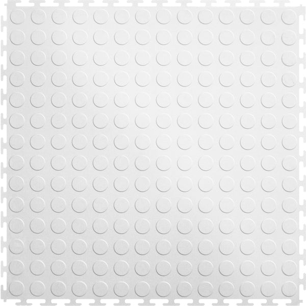 White Coin Vinyl Tile